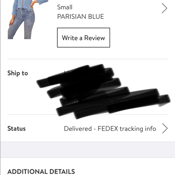 Reformation Blue Ribbed Button-Up Top - Picture 7 of 7